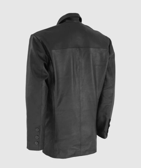 Mens Leather Dress Coat​