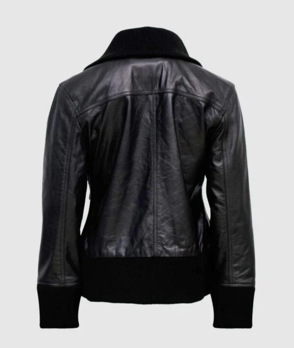 Black Bomber Jacket For Women