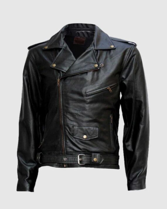 Mens Motorcycle Leather Jacket