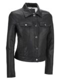 Imitation Leather Jacket Womens​