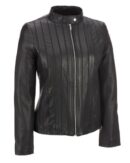 Black Leather Jacket Women​