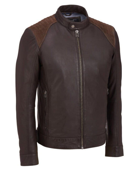 cafe racer leather jacket​