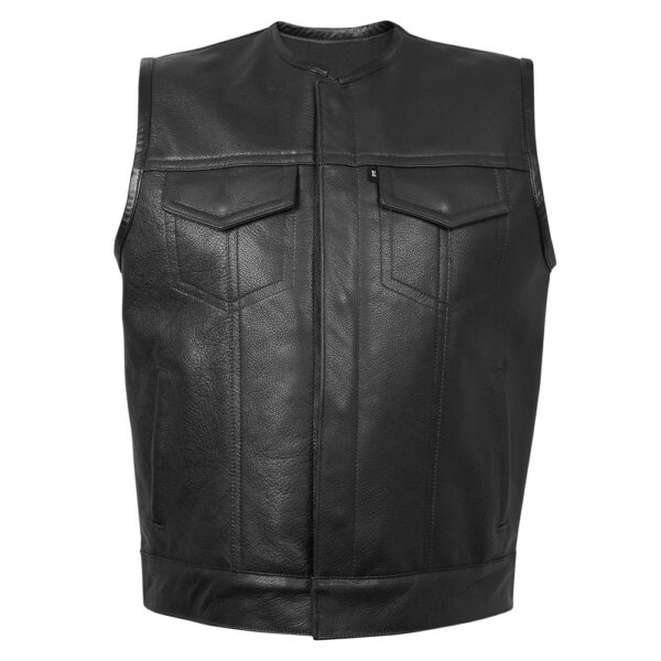 Raider Leather Motorcycle Vest for Men