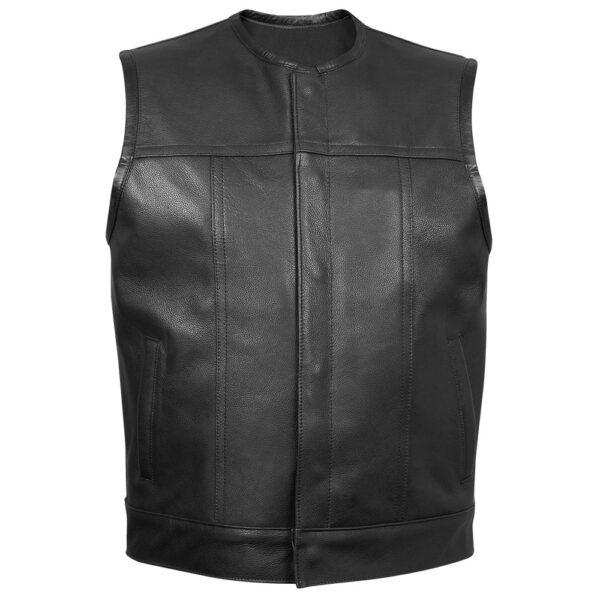 Odin Leather Motorcycle Vest for Men