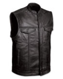 Men's Leather Biker Vest​