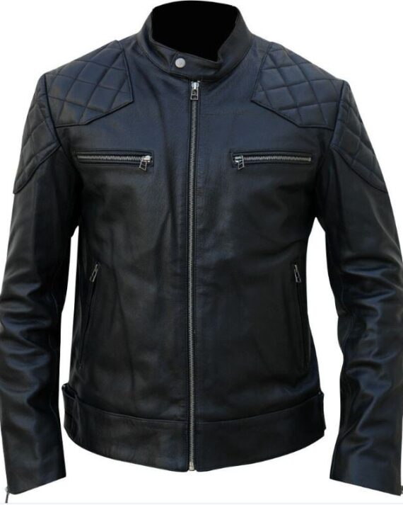 Men's Café Racer Leather Jacket