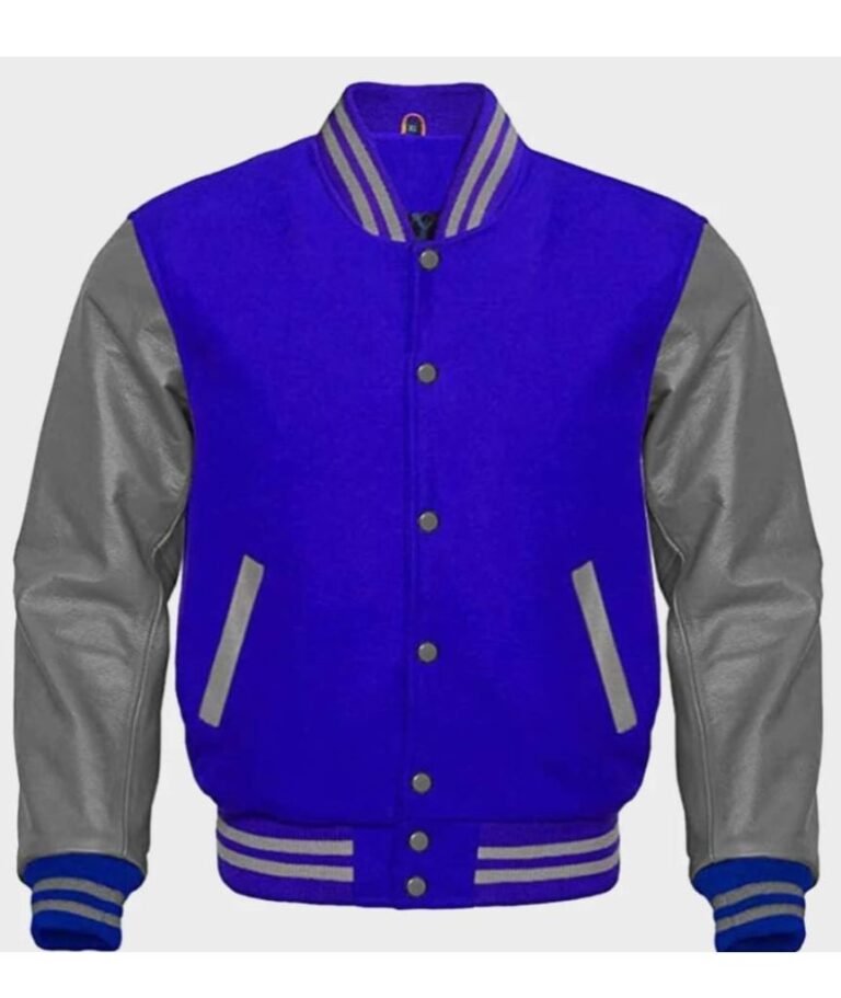 leather varsity jacket