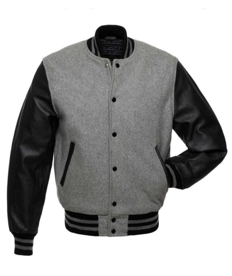 Varsity Bomber Jacket For Men