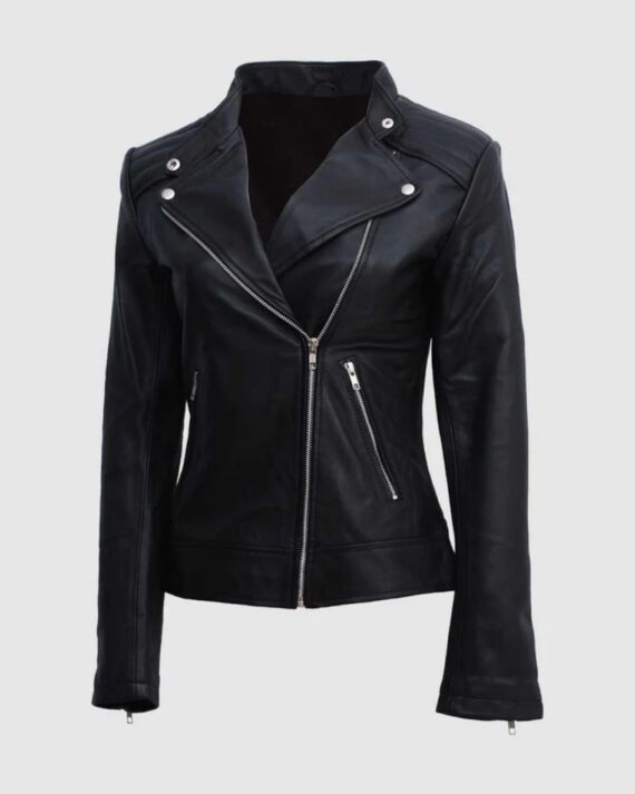 women's Moto Leather Jacket