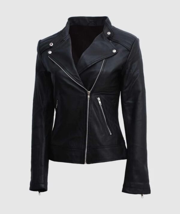 women's Moto Leather Jacket