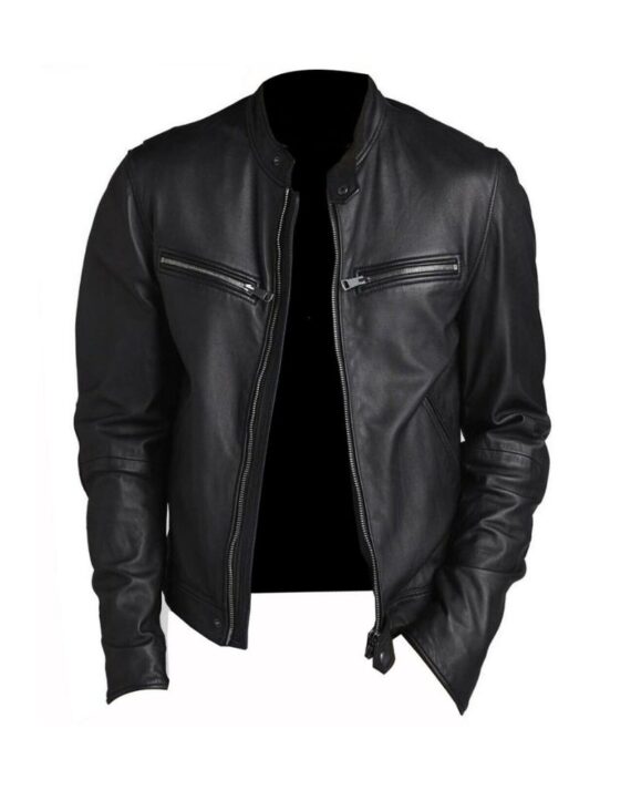 men’s leather jacket