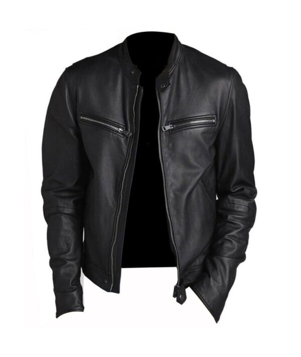 men’s leather jacket