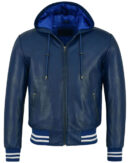 men's-hooded-leather-jacket​
