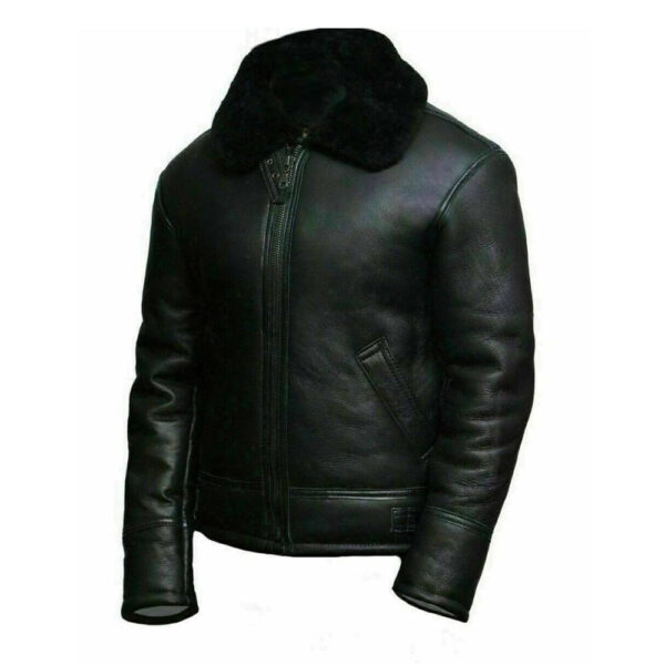 black men’s aviator jacket