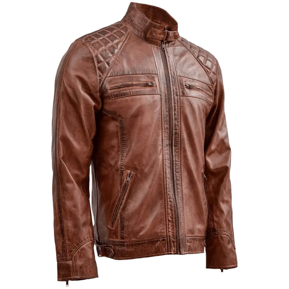 Waxed Leather Jacket - Image 2