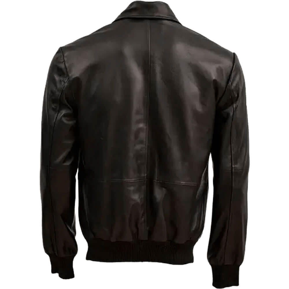 classic black bomber jacket