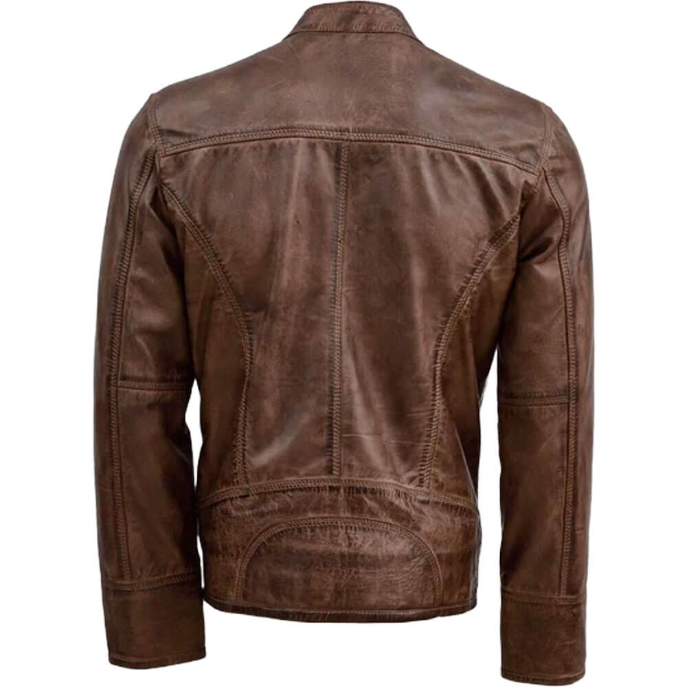waxed vintage brown jacket