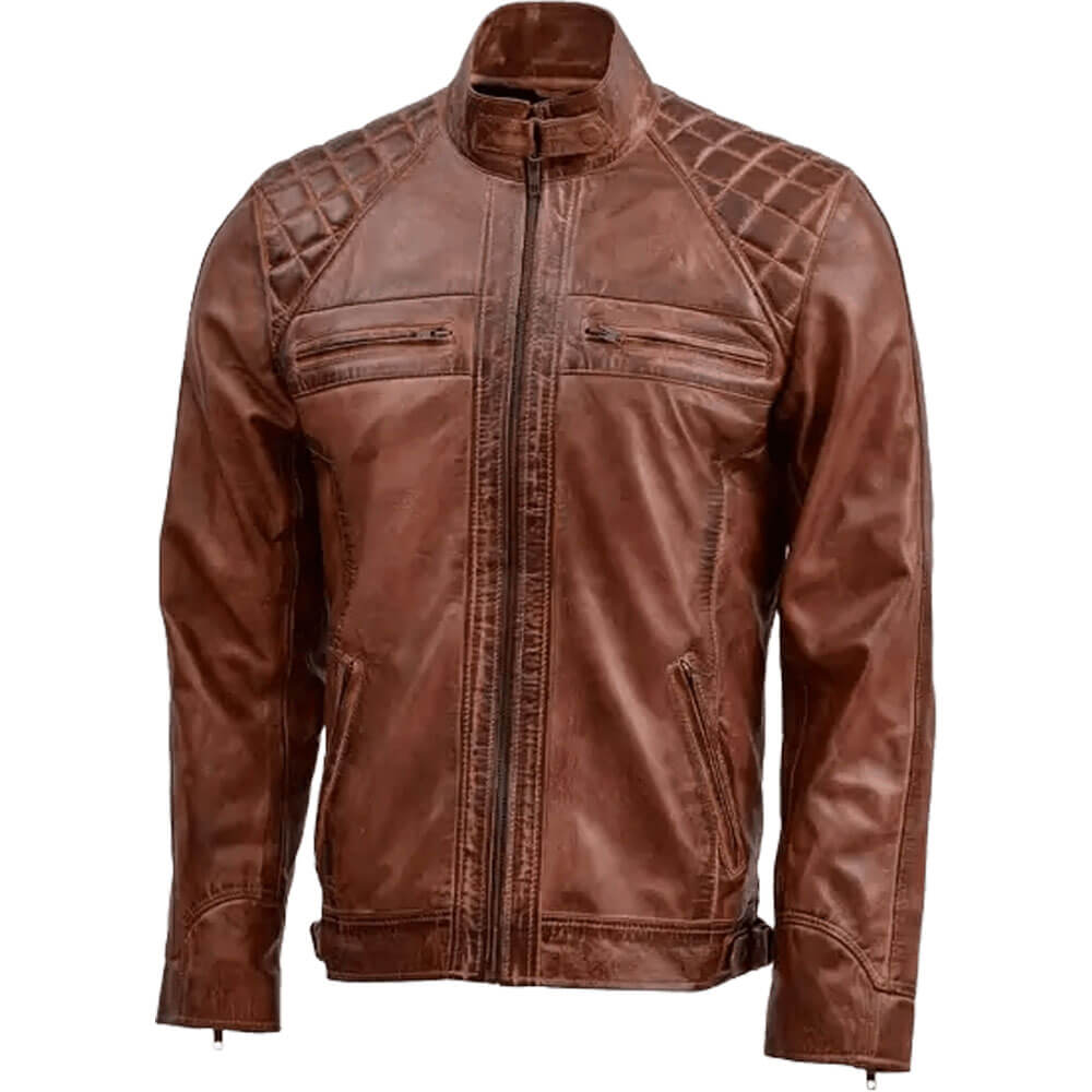 waxed leather jacket