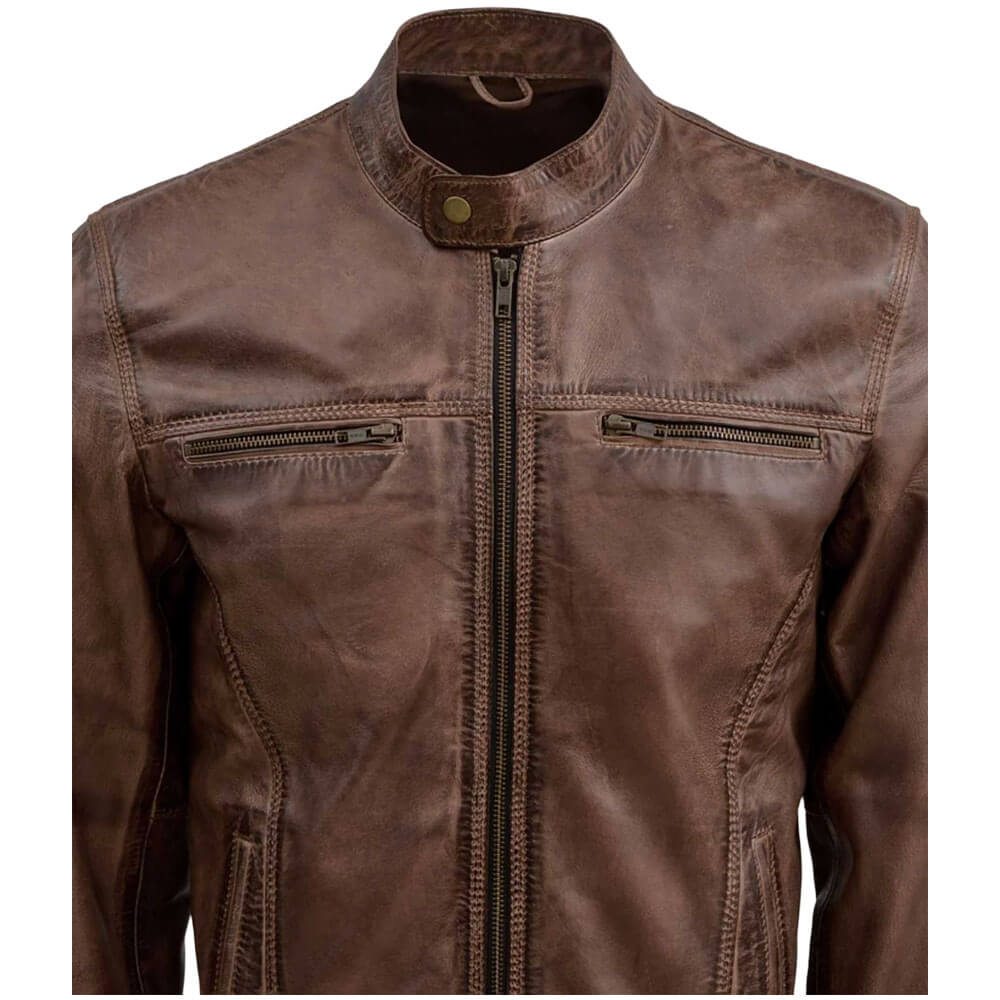 waxed vintage brown jacket