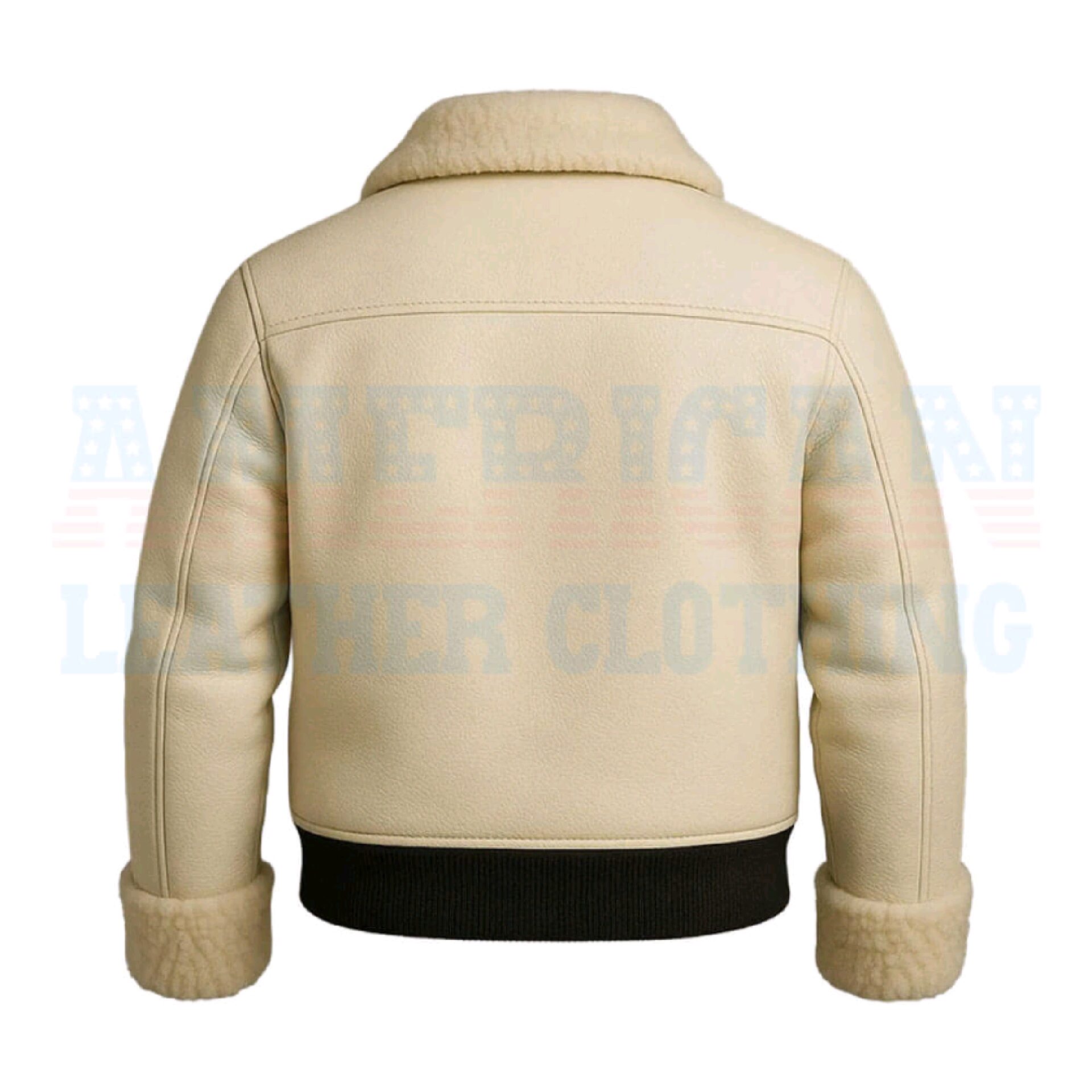 Leather Shearling Jacket - Image 2