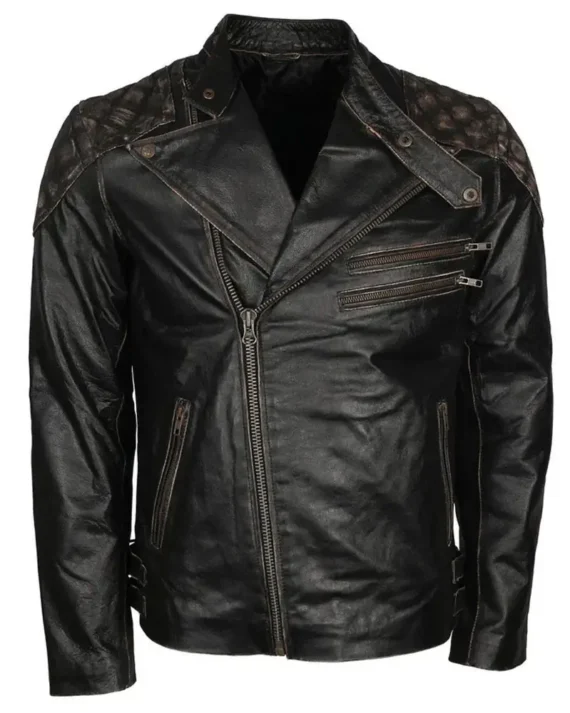 skull leather jacket