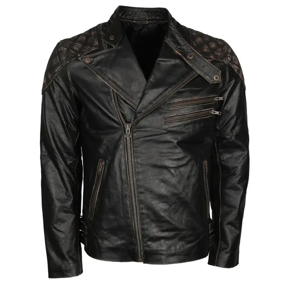 skull leather jacket