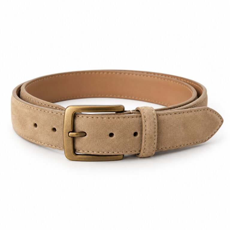 Sand Leather Belt - Suede